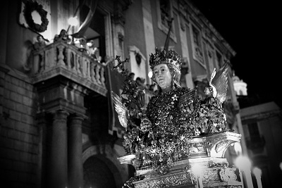 Immagine di Sant'Agata in processione